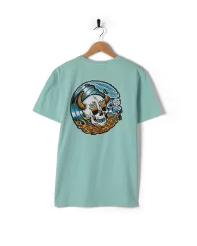 Cashmere combination Casual Essentials Fire Water Colour - Mens T-Shirt - Turquoise