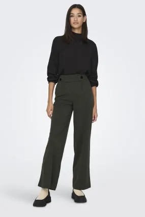 Geggo Peat Green Trousers Stain Release Finish