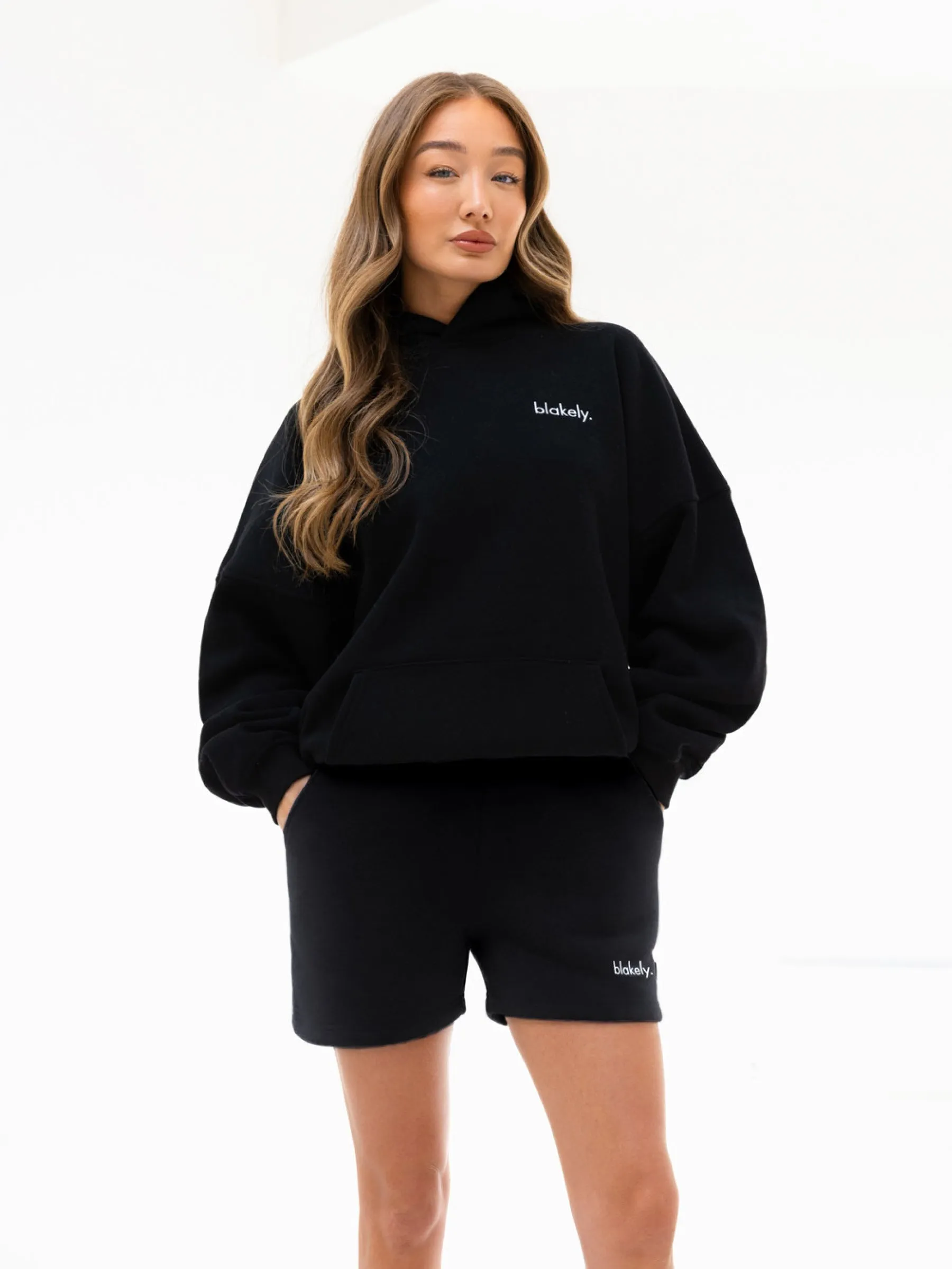 Smooth Fit Sami Jogger Shorts - Black