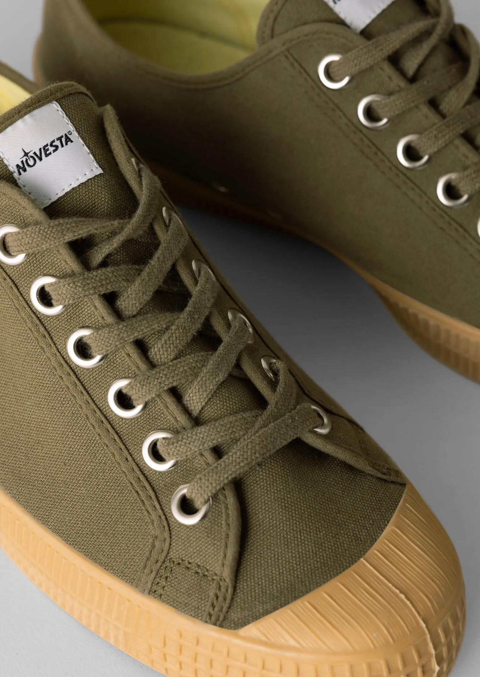 Novesta Star Master Sneakers | Olive Sneaker Care Adaptive Landing Pad System