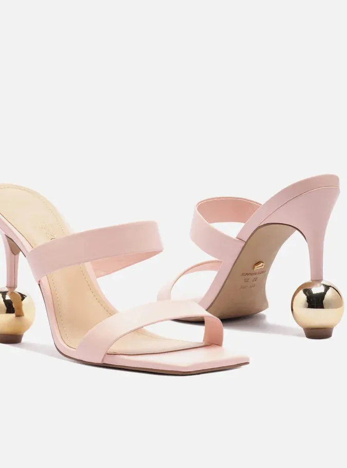 Gianna Leather Stiletto Sandal Coast Line