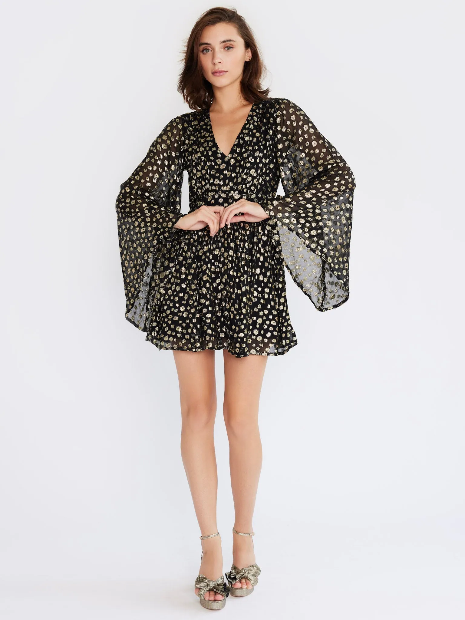 Everyday Use Goldie Dress in Gold Dust