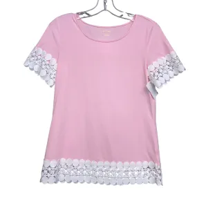 Top Ss Designer By Lilly Pulitzer In Pink, Size:Xs Feminine Fit