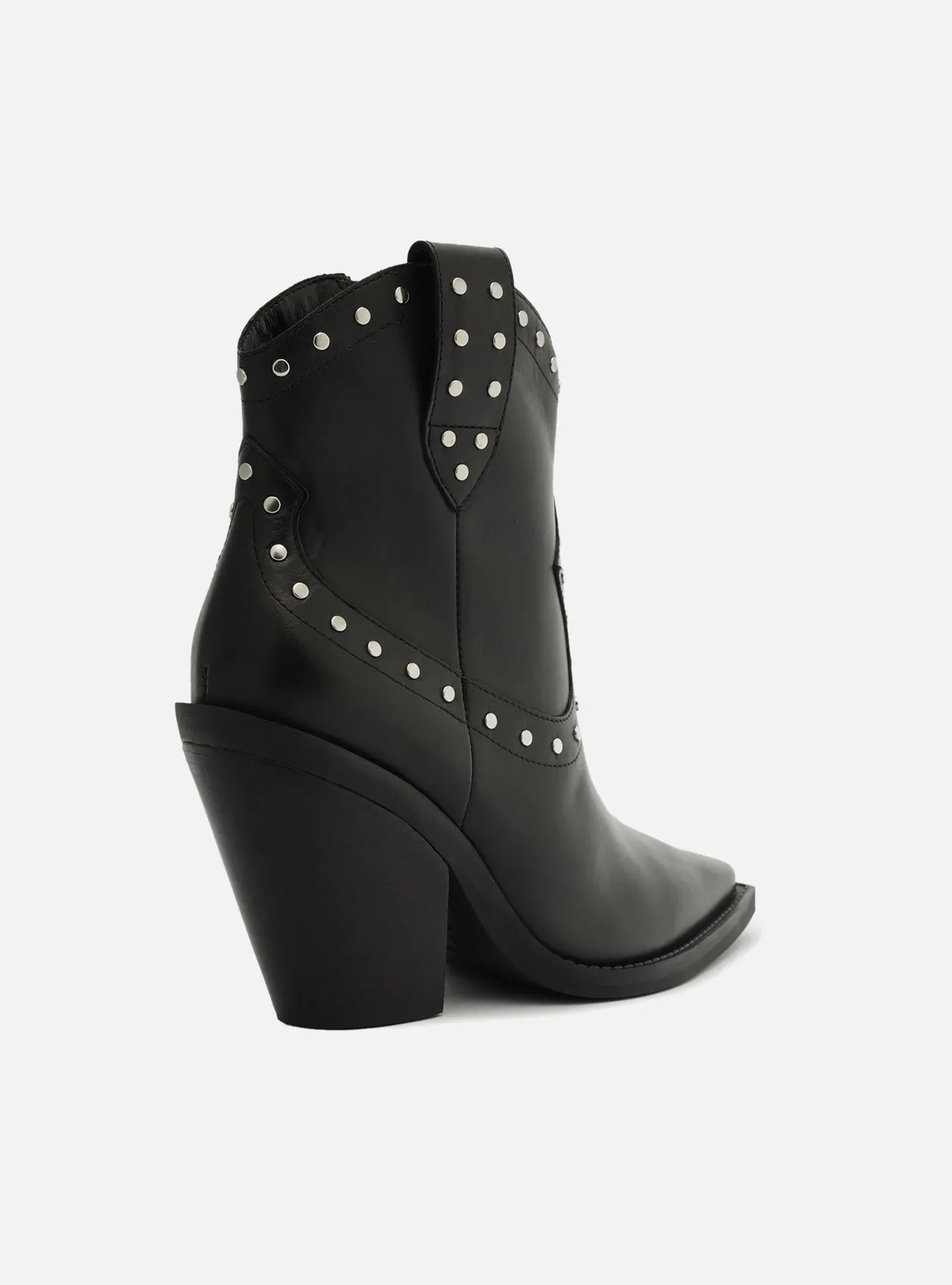Norah Leather Block Boot Padded Interior Mountain Climber