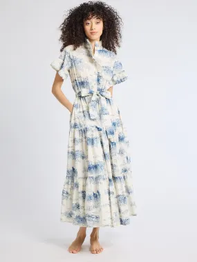 Natural Silhouette Victoria Dress in Western Toile