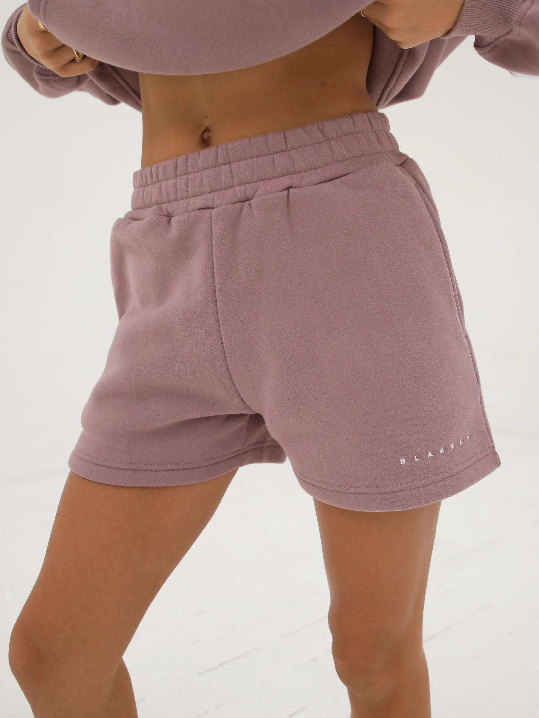 dancewear Isabel Jogger Shorts - Dusty Pink