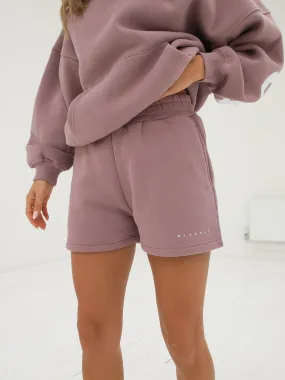 Isabel Jogger Shorts - Dusty Pink Non Restrictive Fit Athletic Cut