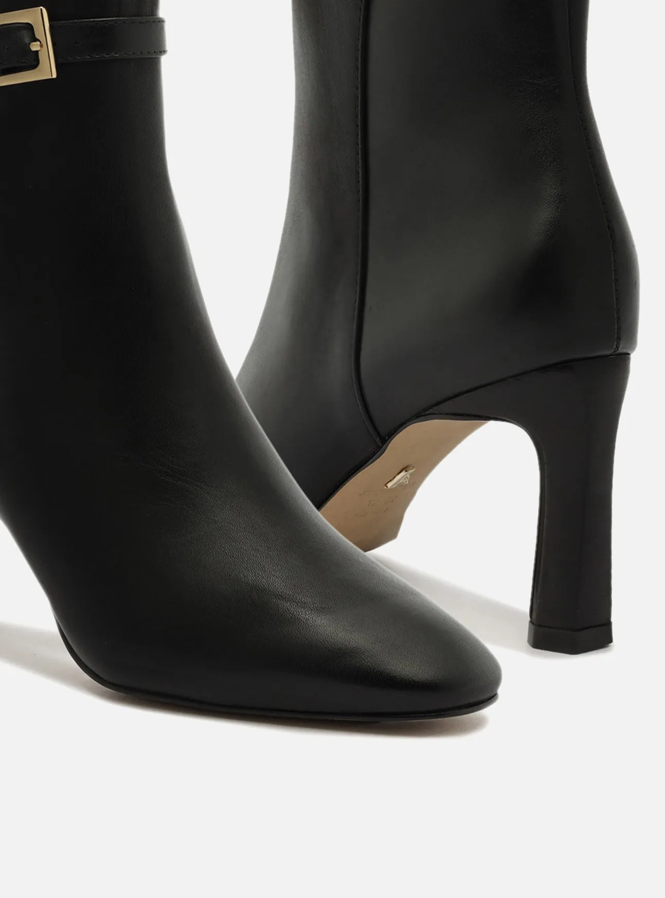 Comfort Lining Snowy Path Protective Finish Morning Walk Josie Leather Stiletto Boot