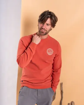 Cozy Fitting Hanns - Mens Sweat Top - Orange