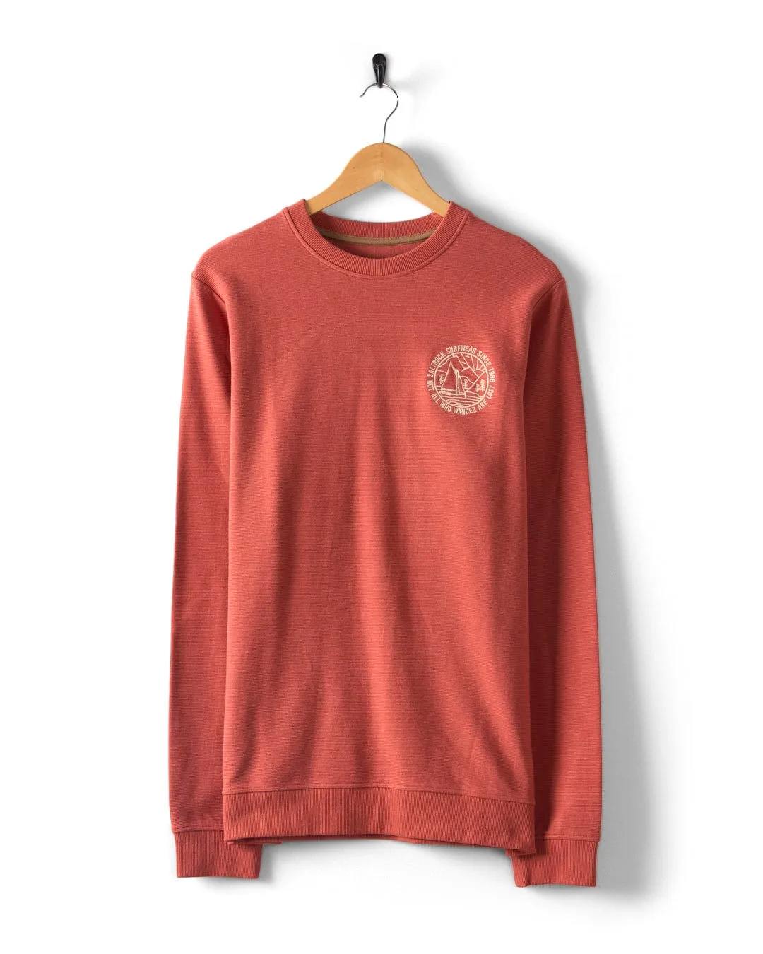 Hanns - Mens Sweat Top - Orange Comfy Wearable Casual Vibe