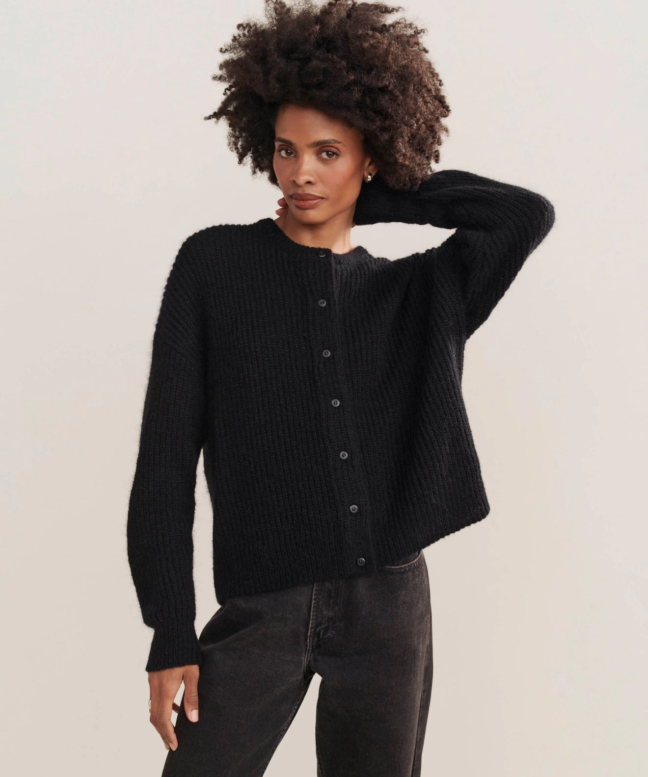 Seasonal Wear Comfy Stretch Wear Hayes Crewneck Cardigan