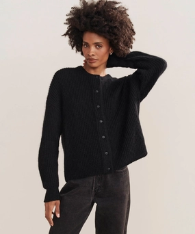 Hayes Crewneck Cardigan Chilly Weather Fashion