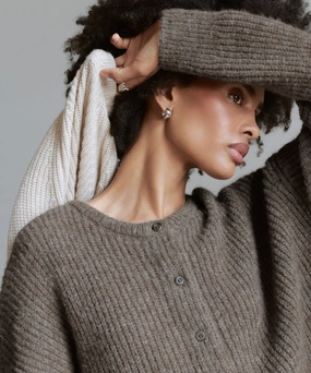 Hayes Crewneck Cardigan Timeless Layering