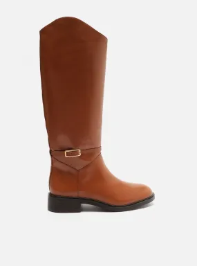 Noise free Walk Easy Mckenna Leather Block Boot