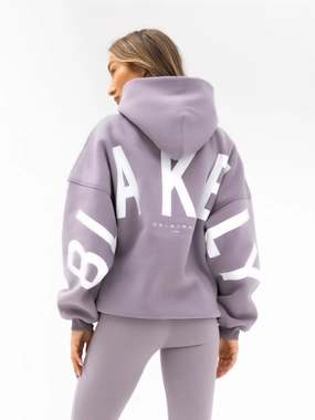 Isabel Oversized Hoodie - Soft Purple Outdoor Ready Fit