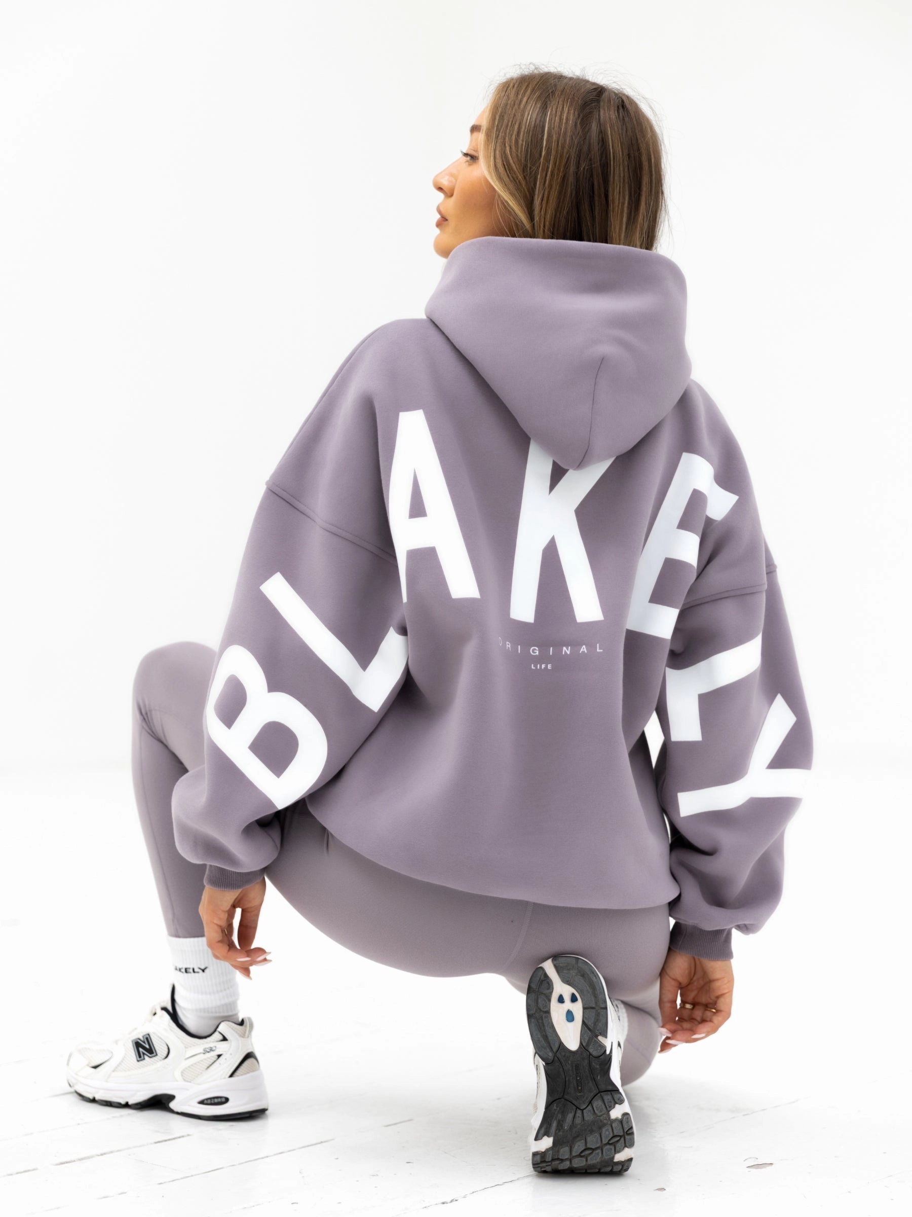 No Bunching Isabel Oversized Hoodie - Soft Purple