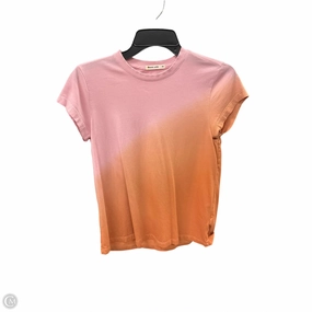 Friction Resistant Finish Odor Resistant Technology Top Short Sleeve Basic By Marine Layer In Ombre Print, Size: Xs