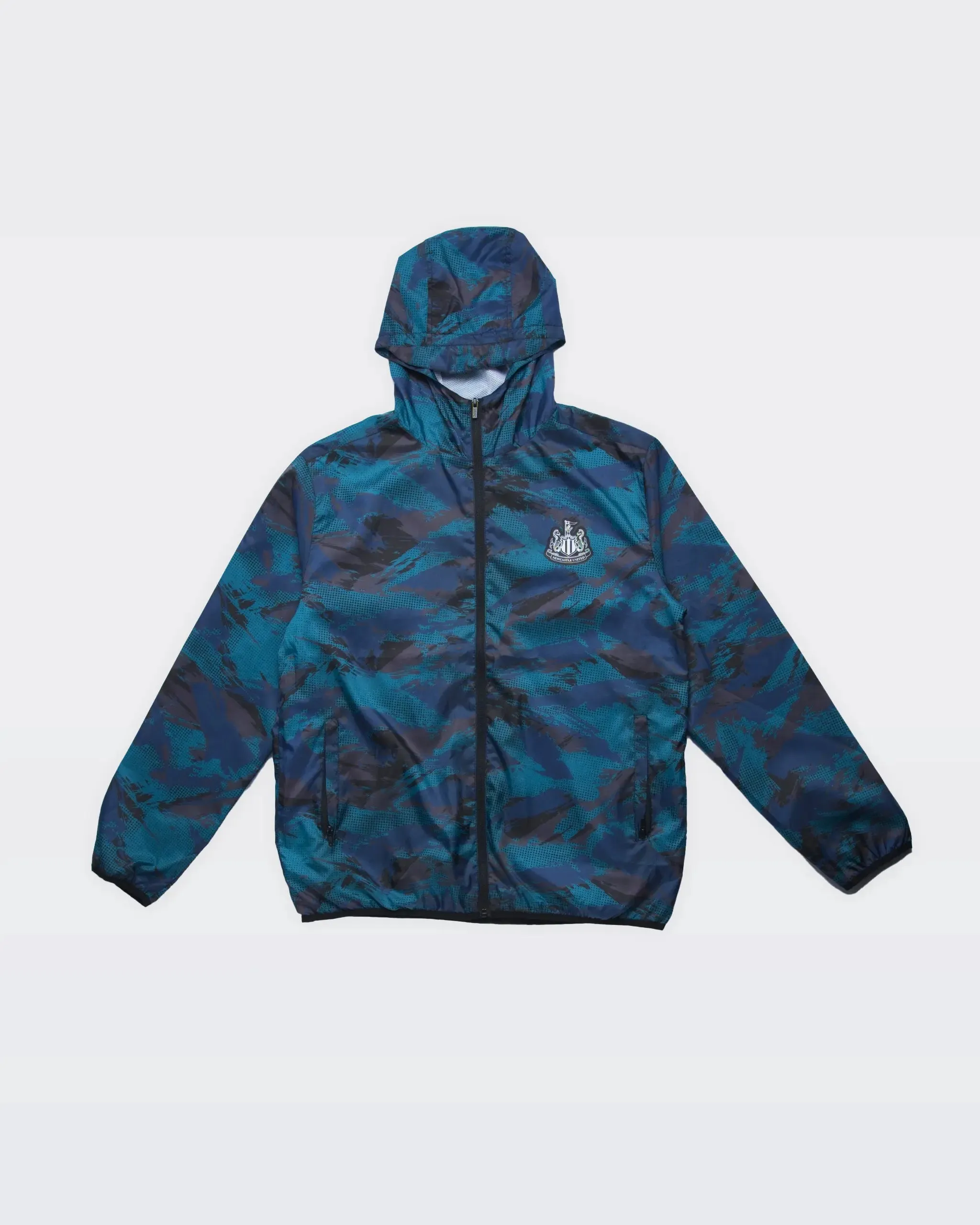 Newcastle United Camo Poly Lightweight Shower Jacket On The Go Layer All Day Comfort