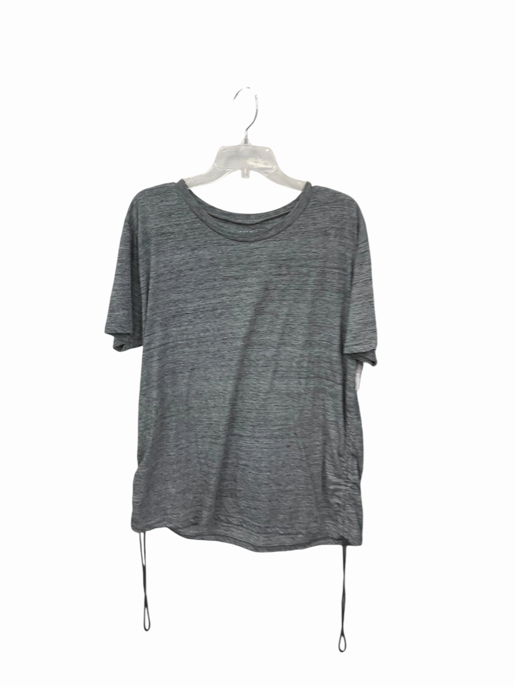 Versatile Shirt Noise Reduced Zipper Top 2pc 3/4 Sleeve By Clothes Mentor In Grey, Size: 3x