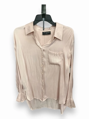 Blouse Long Sleeve By Lane Bryant In Pink, Size: 1x Fray Resistant Edges