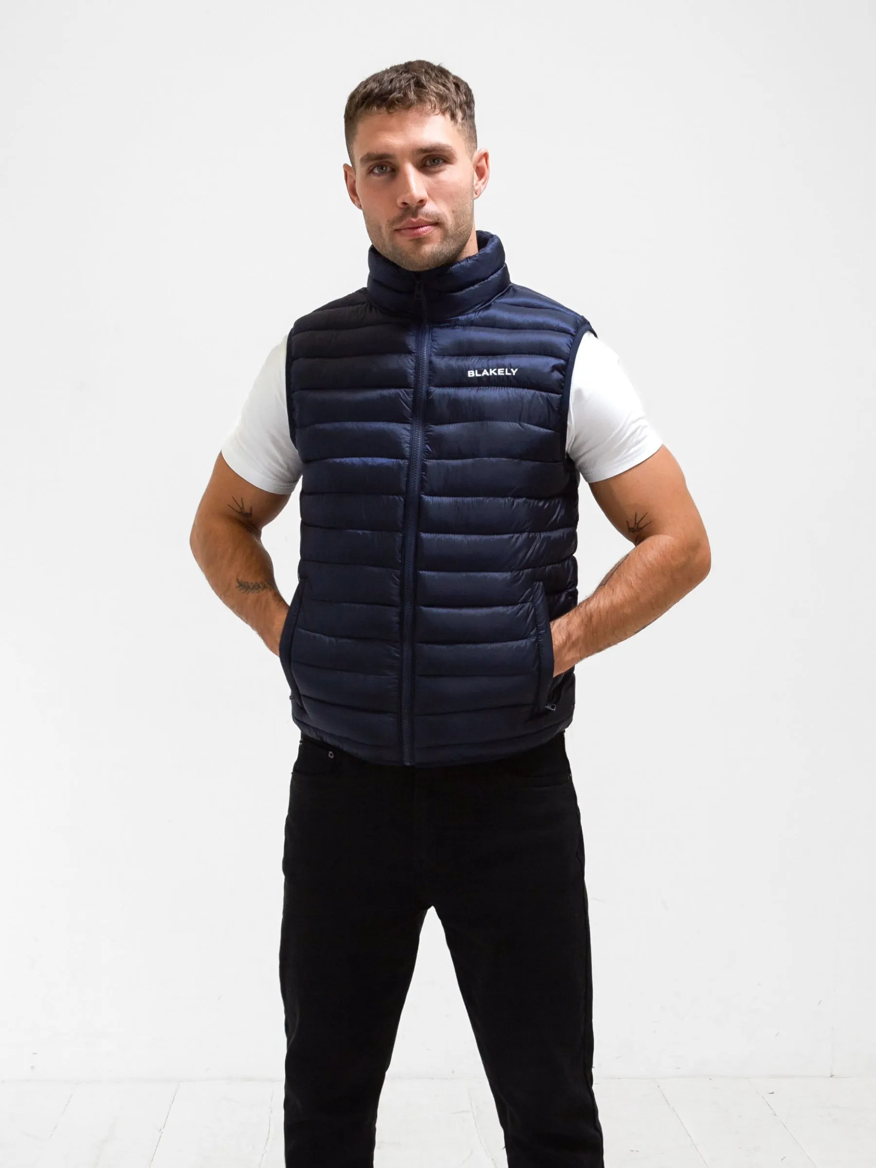 Compact Packable Ellis Lightweight Gilet - Navy
