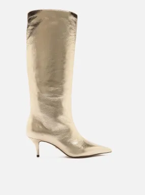 Fashionable Skye Leather Stiletto Boot