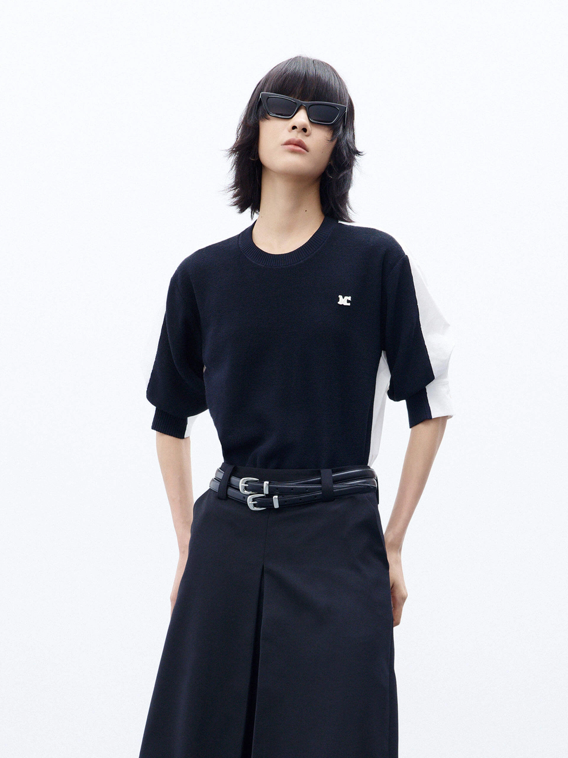 Color Block Layered Top Dynamic Fit System