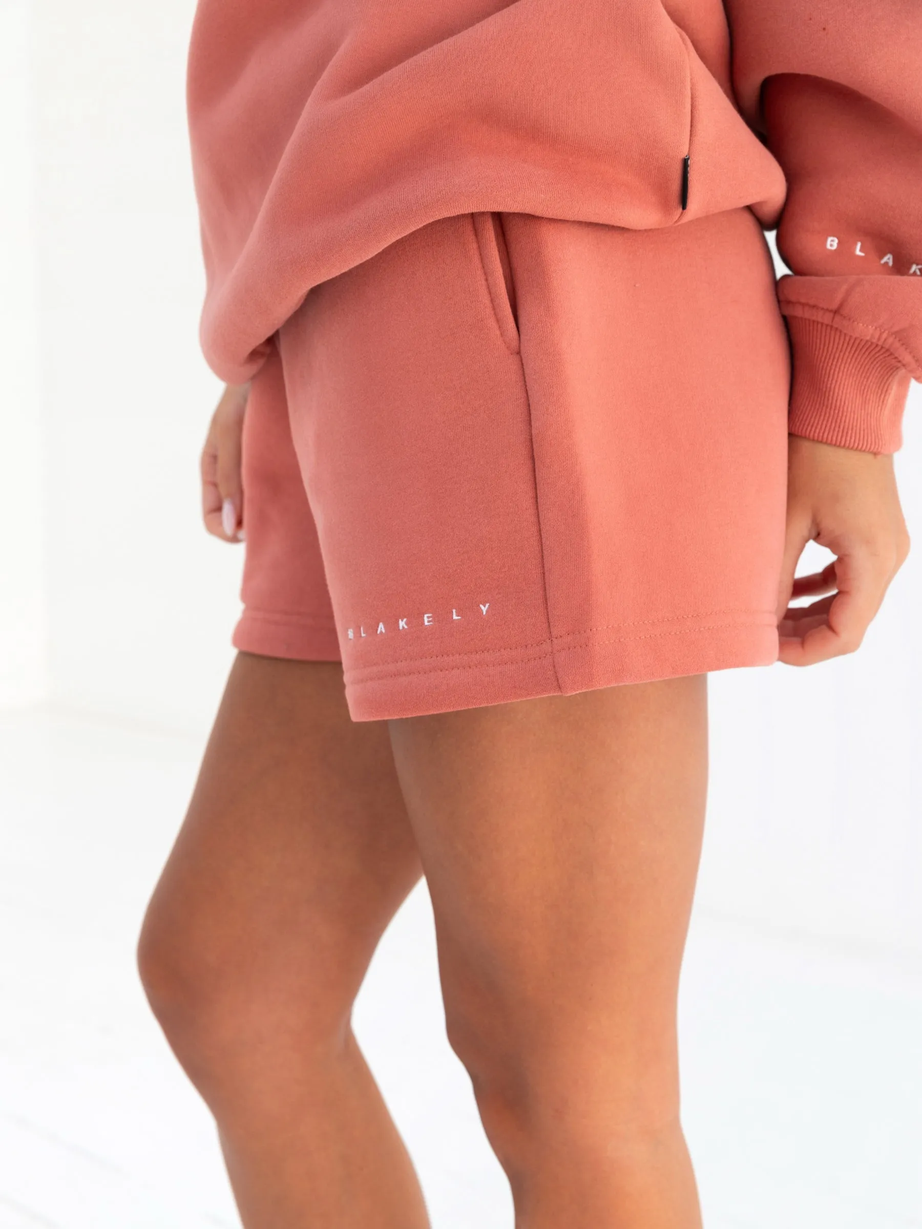 affordable choice Isabel Jogger Shorts - Burnt Coral