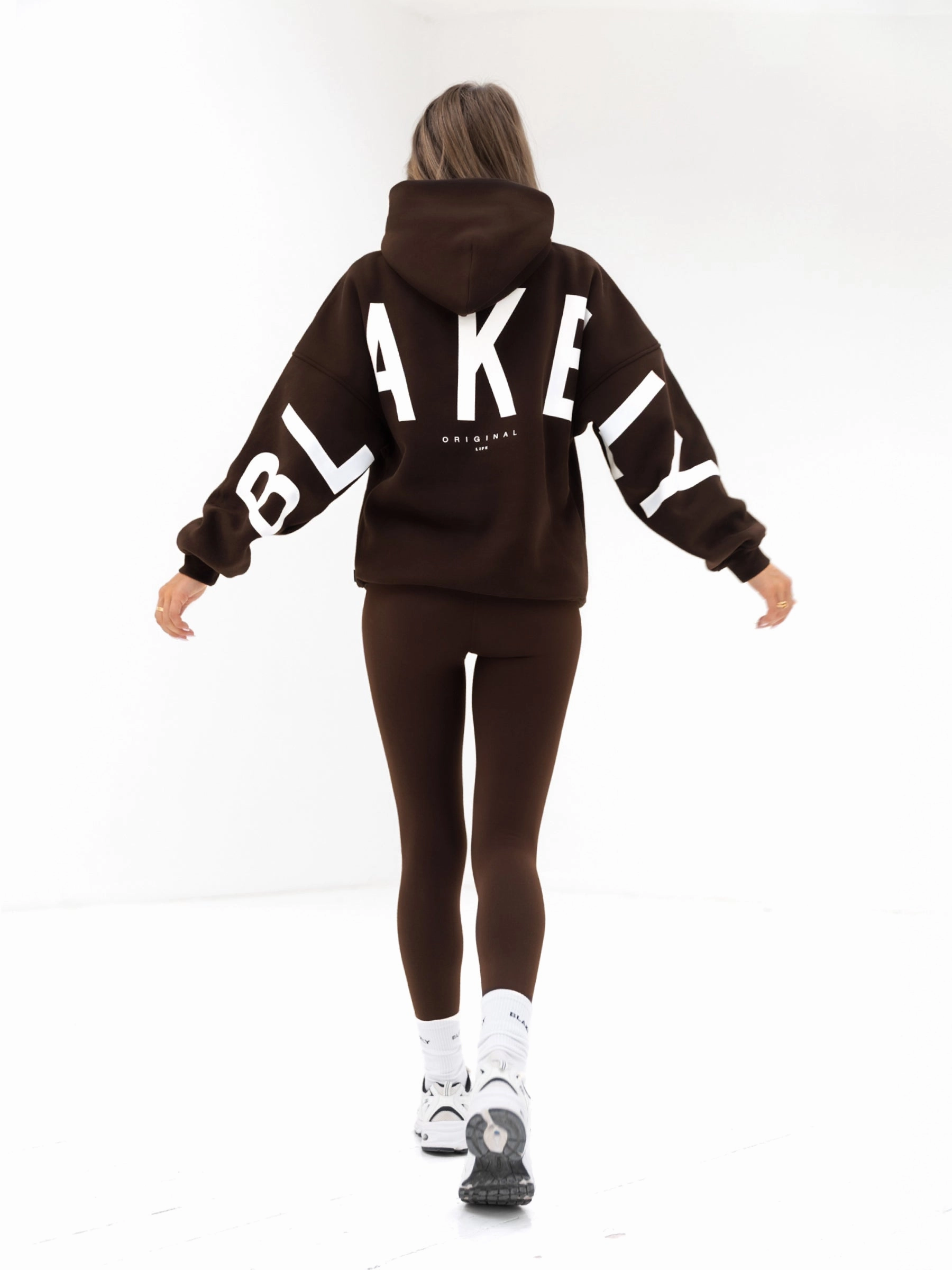 Isabel Oversized Hoodie - Coffee Bean tall clothing