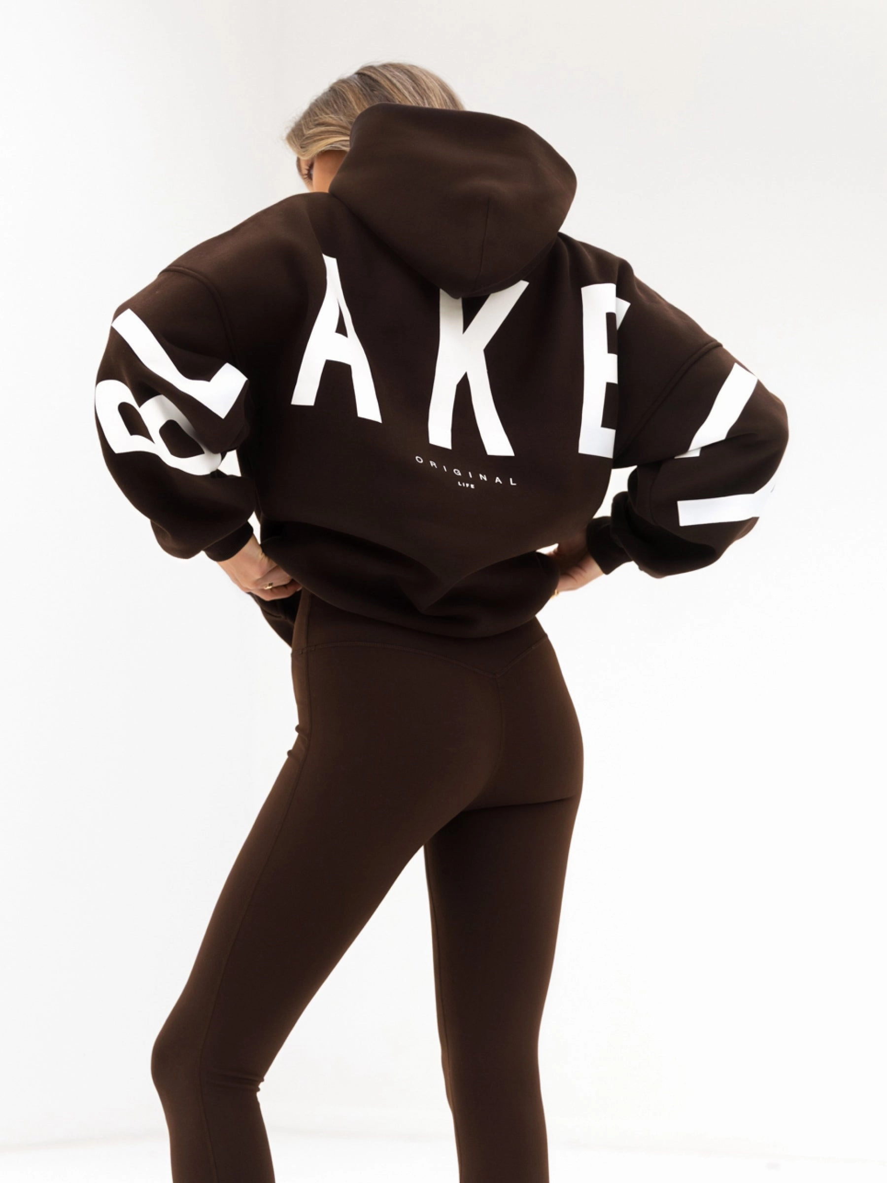 Street Scene Isabel Oversized Hoodie - Coffee Bean