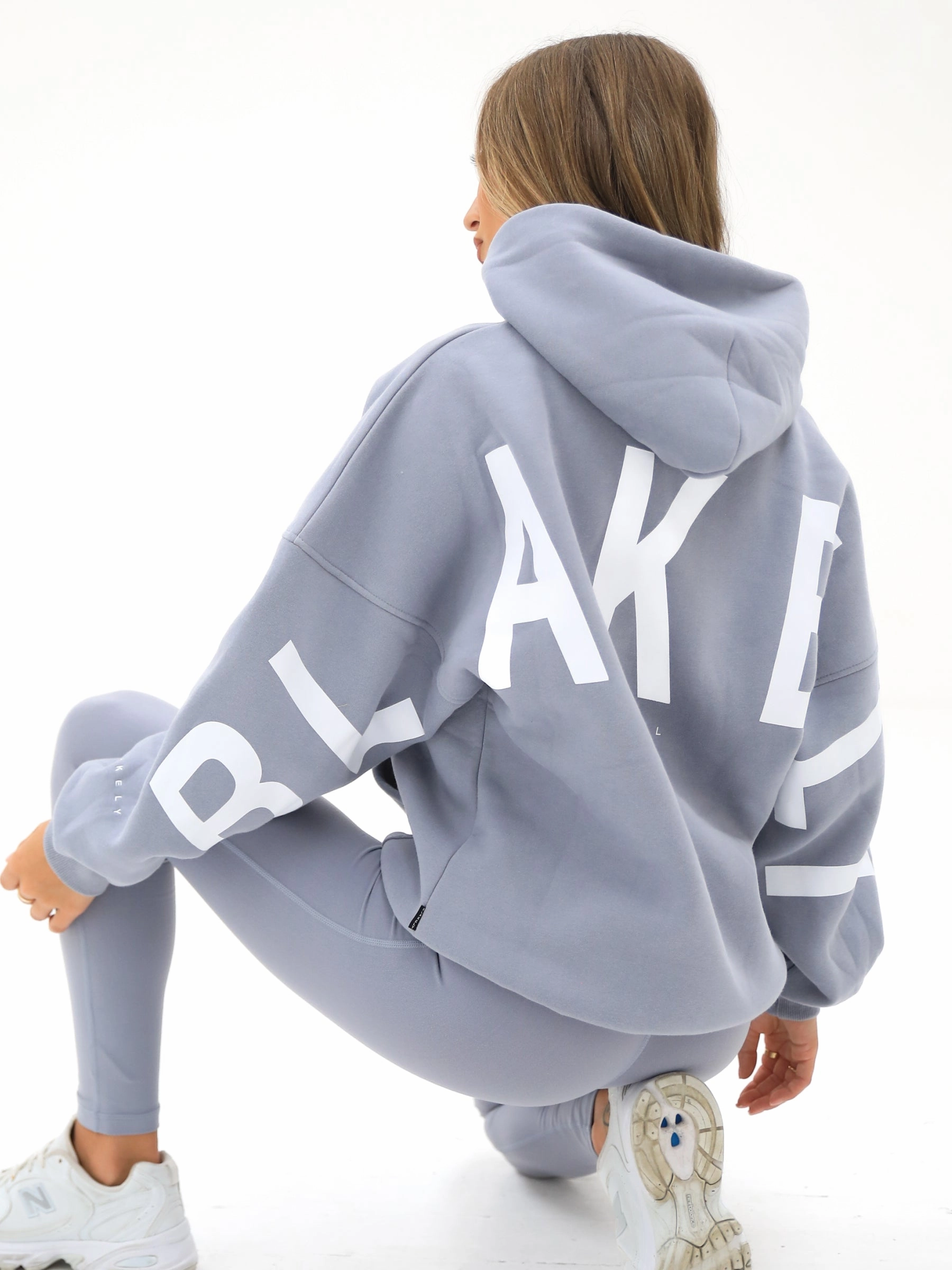 Stretch Fabric Technology Oversized Fit Isabel Oversized Hoodie - Pale Lilac