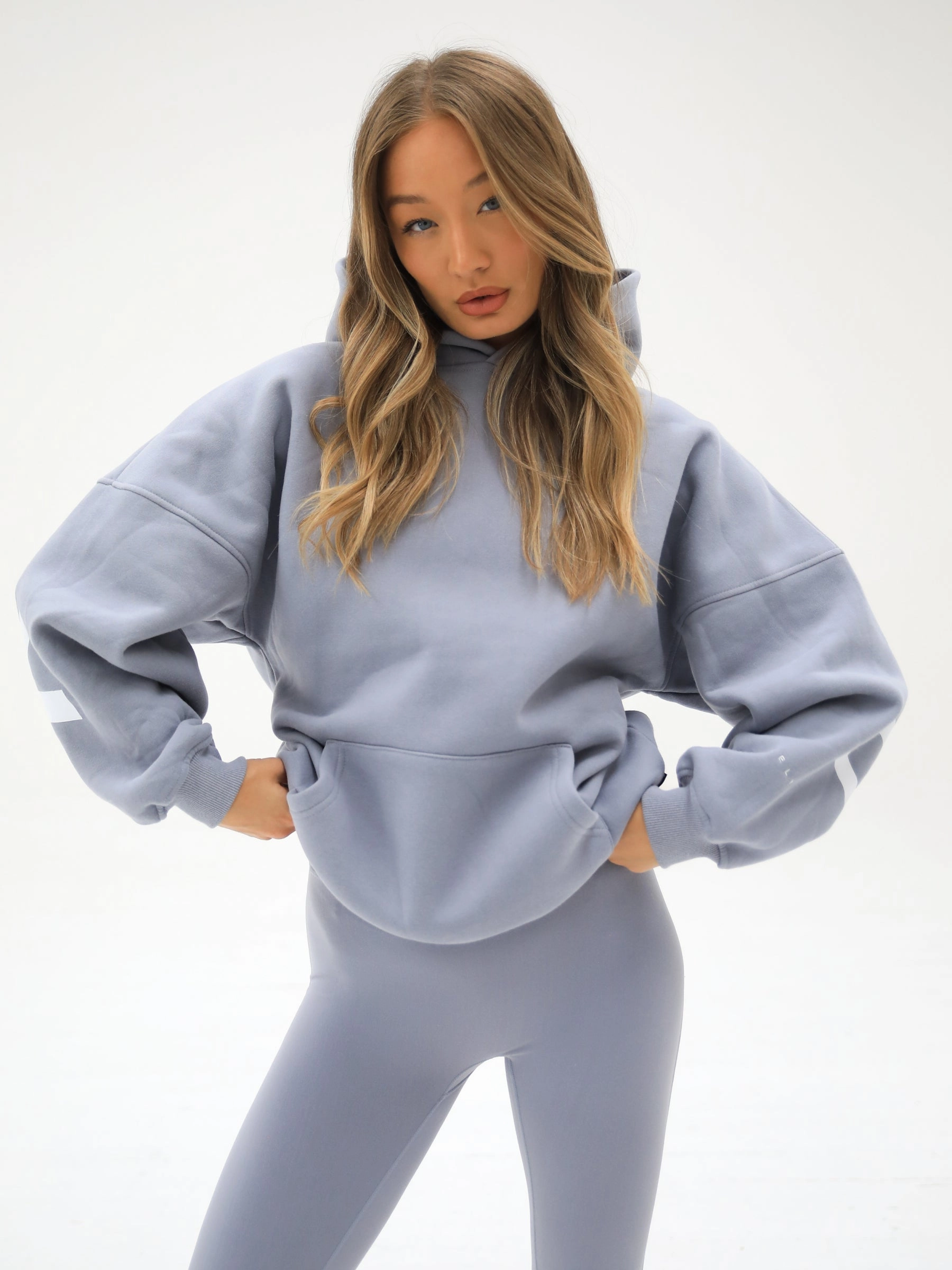 Isabel Oversized Hoodie - Pale Lilac Muskox like