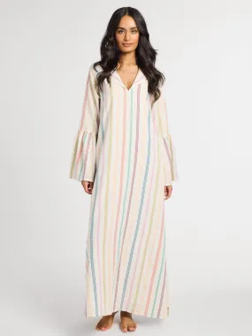 Jacqueline Dress in Mallorca Stripe London Edge