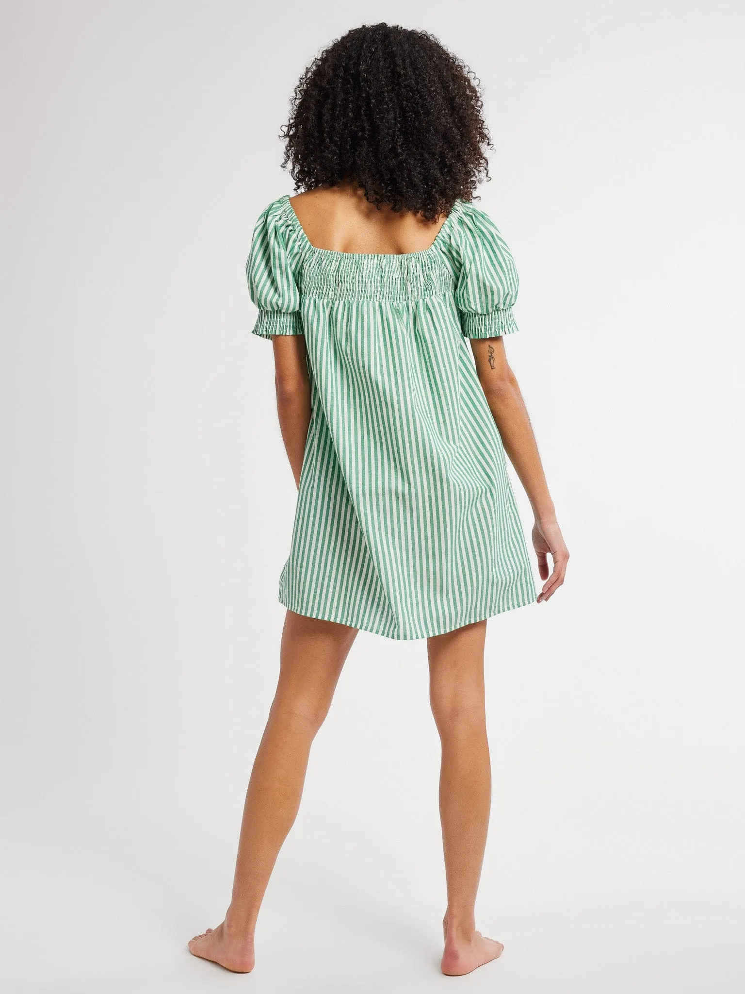 Jane Dress in Kelly Stripe Simple yet sophisticated gown