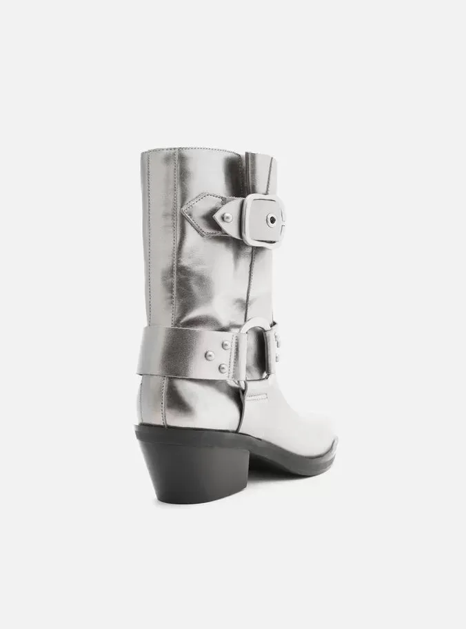 Scratch Resistant Finish Premium Performance Kaia Leather Block Boot