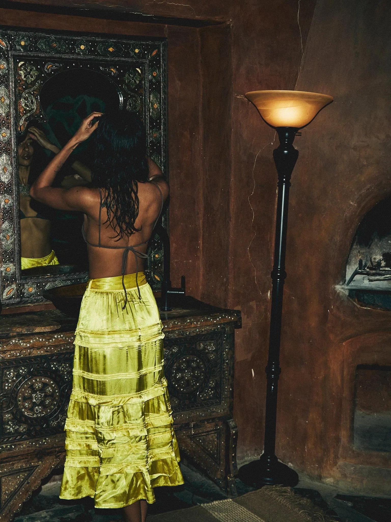 Kasia Skirt in Citron Clean Cut Outfit Game
