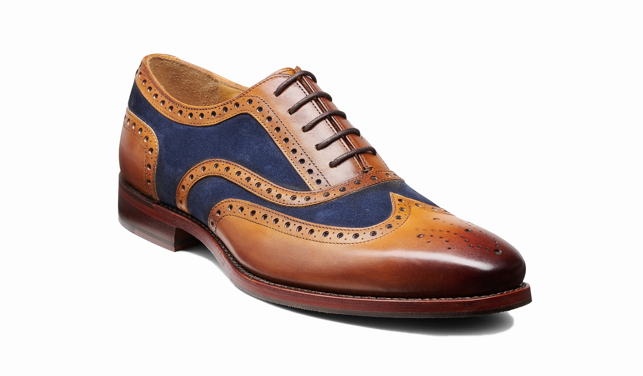 Keiran - Cedar Calf Navy Suede Refined Style Workday Essential Textured Finish Smart Casual Wearer