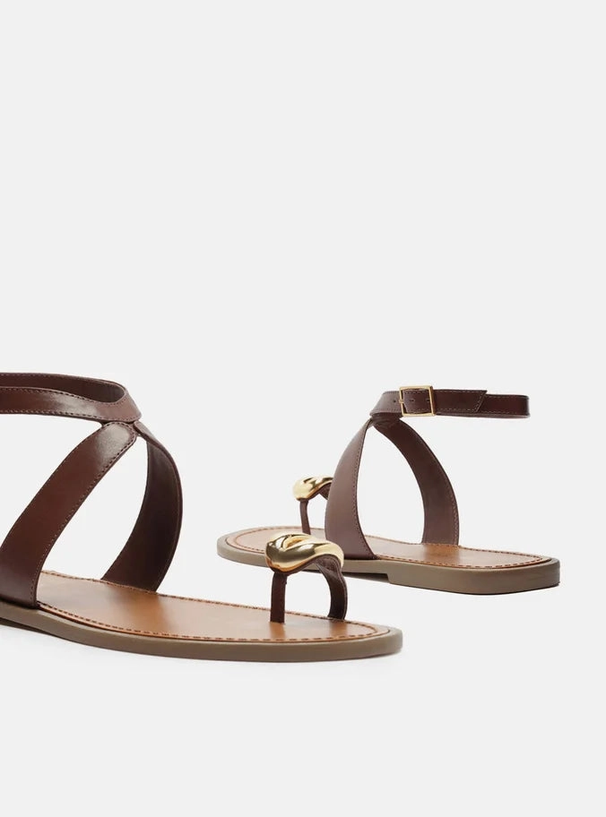 Quiet Lane Scandi Clean Kendall Leather Flat