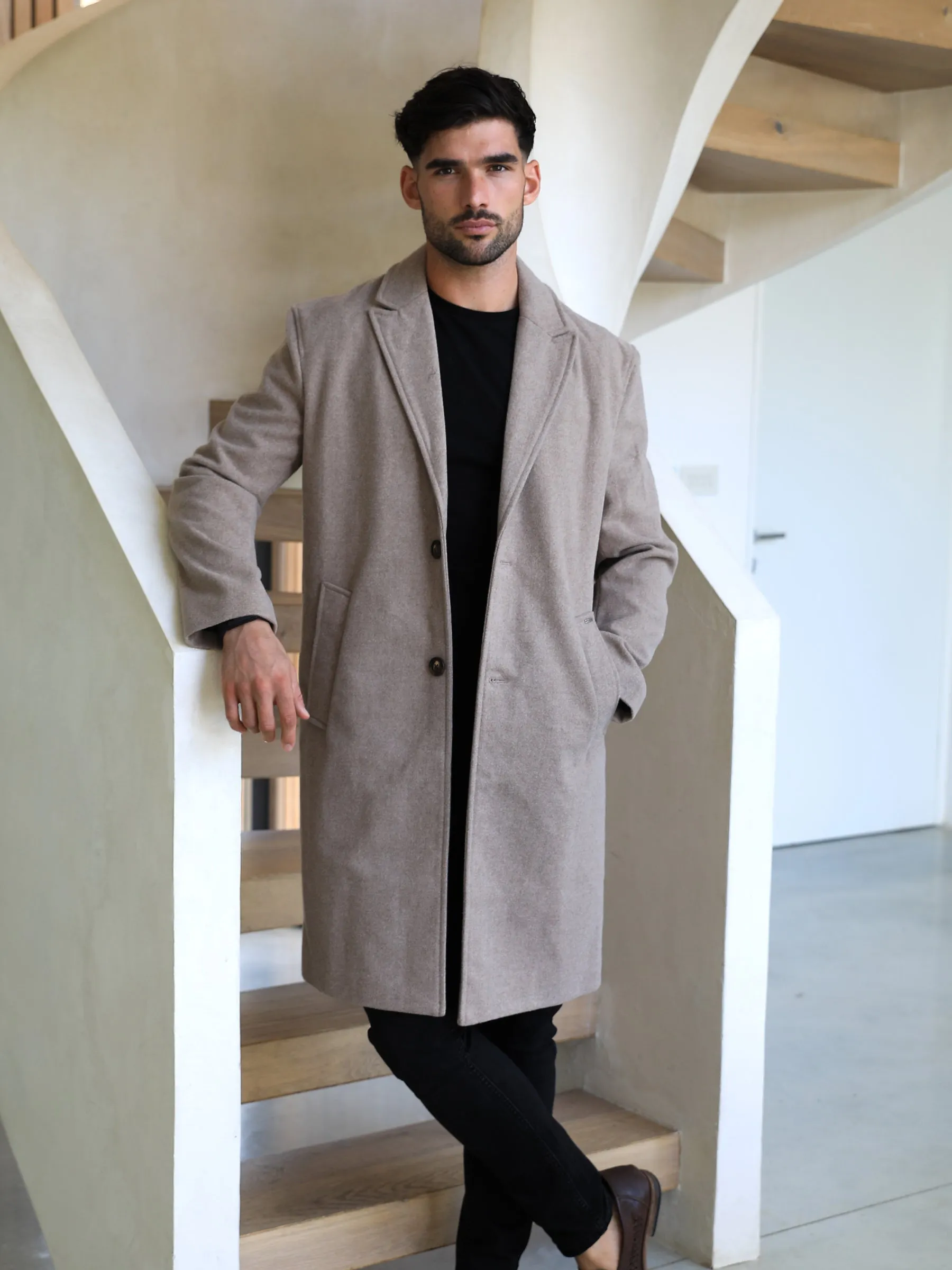 Knightsbridge Tailored Coat - Brown AntiStatic Inner Layer Anytime Outer Fit