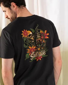 Cozy Design Fit Tear Resistant Lantern - Mens Short Sleeve T-Shirt - Dark Grey