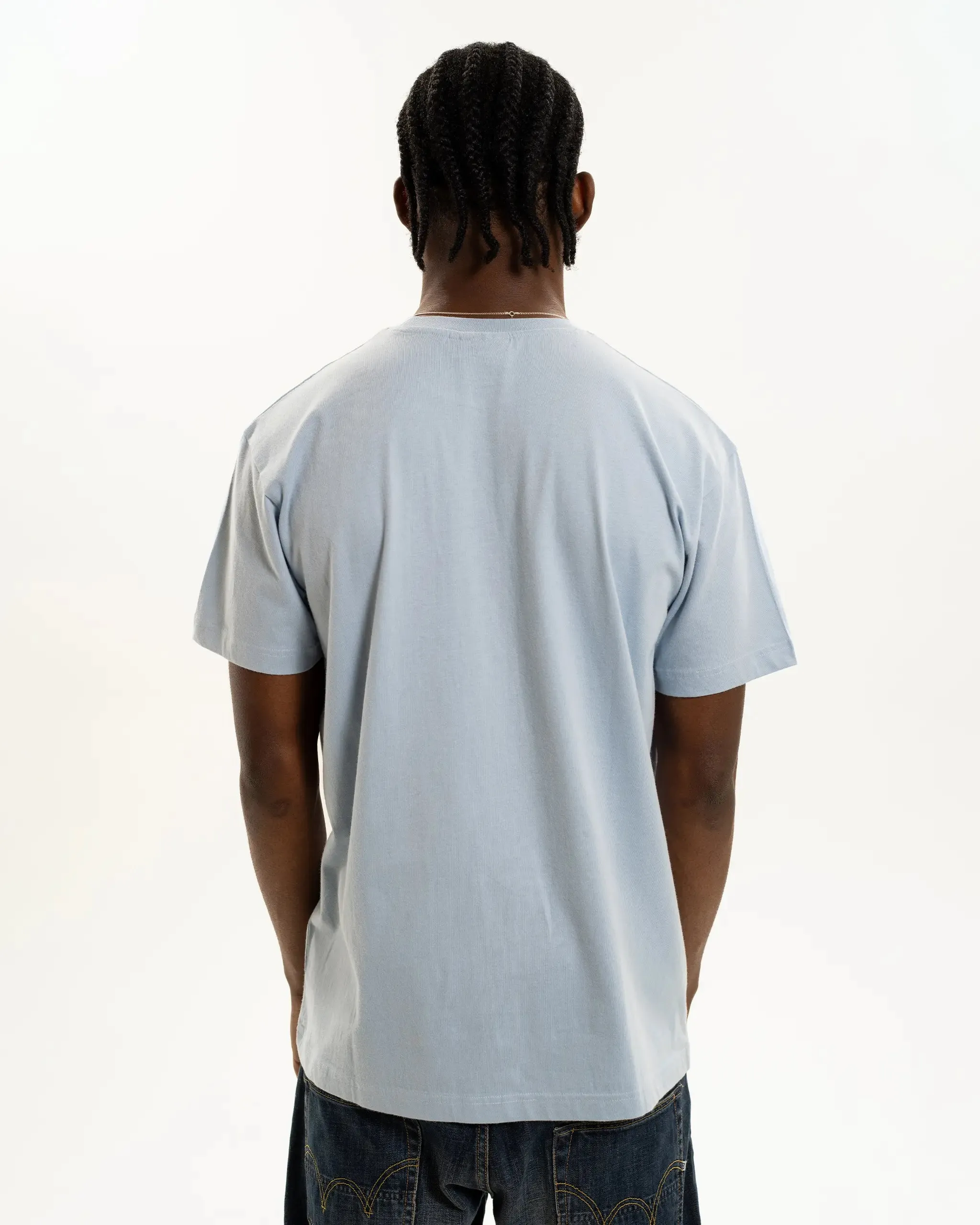 Newcastle United Men's Light Blue Pocket Detailed T-Shirt Comfy Fit
