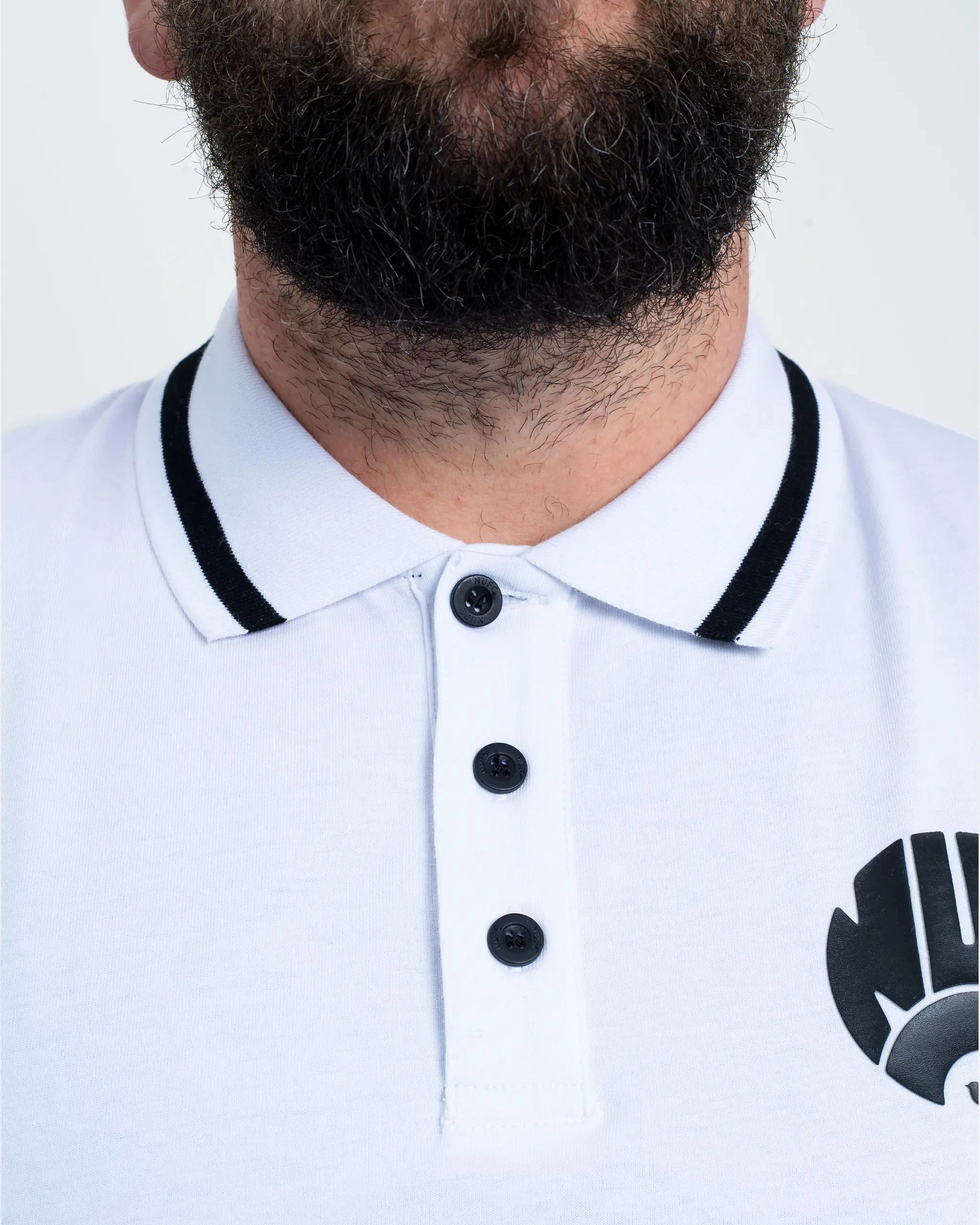 Flexible Comfort Newcastle United Archive White Tipped Polo Shirt