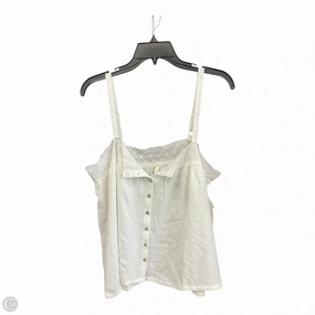 LowProfileDesign Blouse Sleeveless By Laura Ashley In White, Size: Xl