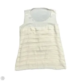 Top Short Sleeve Designer By Tory Burch In Cream, Size: S Durable Collar Construction Holiday Wear