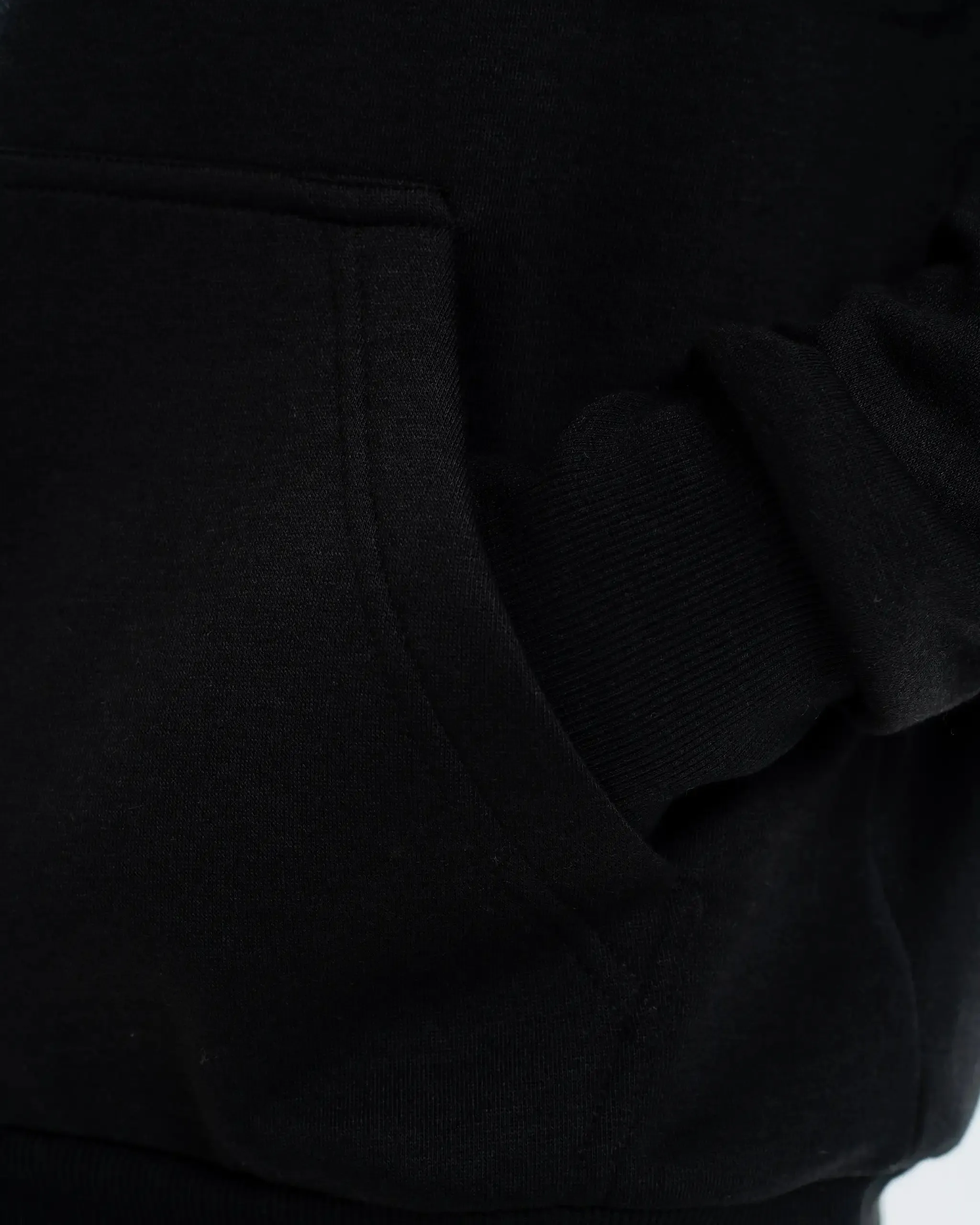 Knit Fabric Newcastle United Men's Essentials Range Black Hoodie