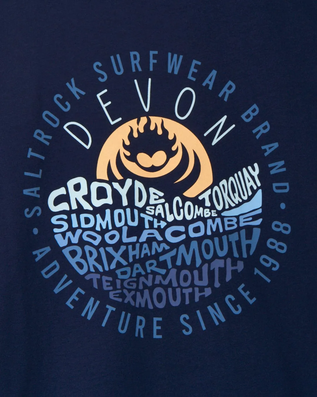 Layers Devon - Mens Short Sleeve T-Shirt - Blue Side Vent Design Hypoallergenic Textile
