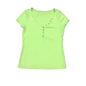 Green Top Short Sleeve Designer By Lilly Pulitzer, Size: S Performance Wear