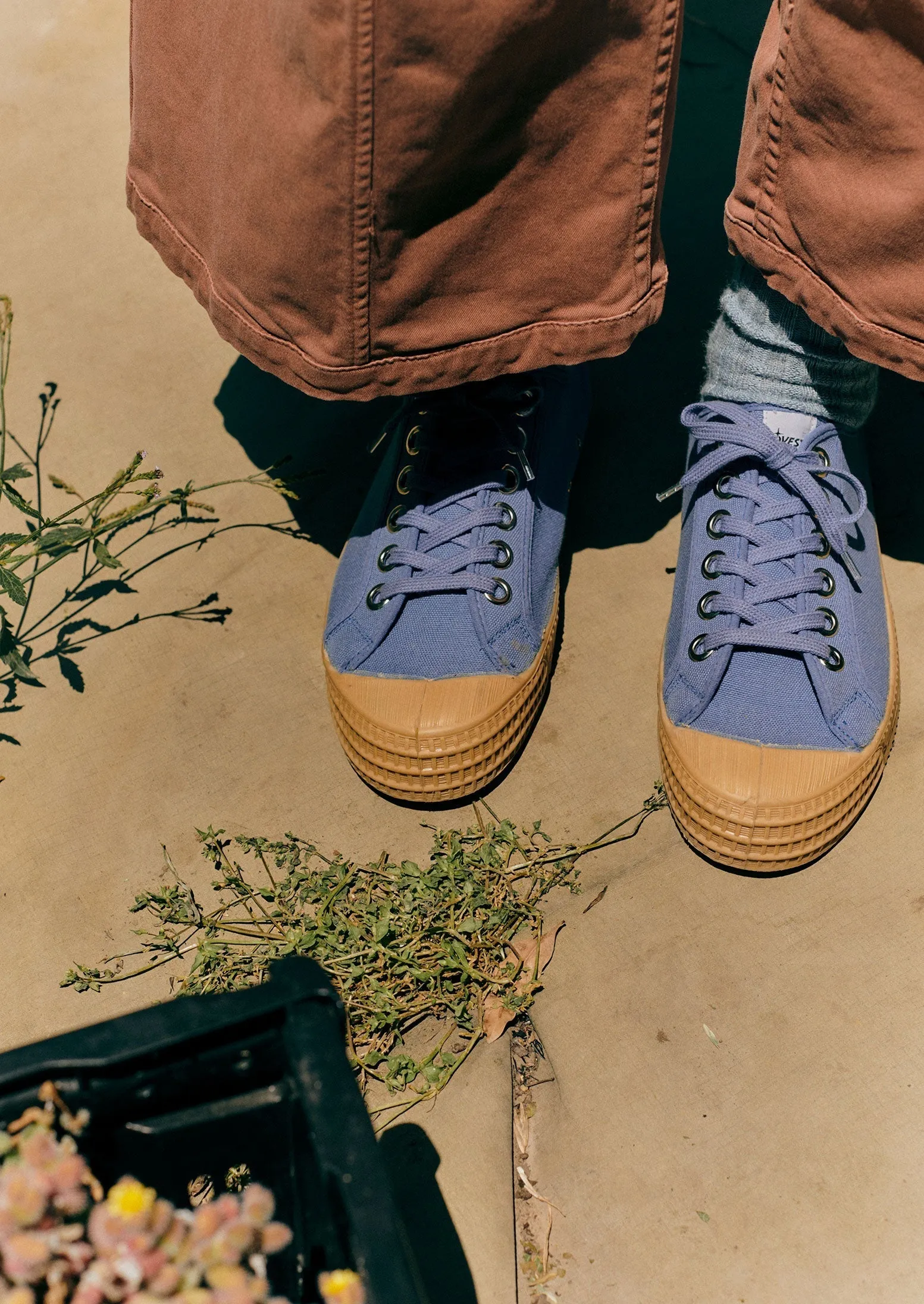 Functional Piece Stable Path Novesta Star Master Plimsolls | Denim
