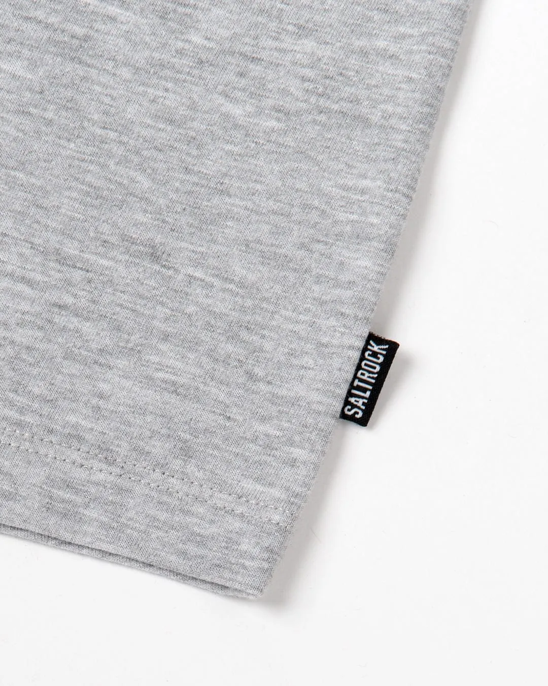 Sleek Waist Velator - Womens Short Sleeve T-Shirt - Grey Marl