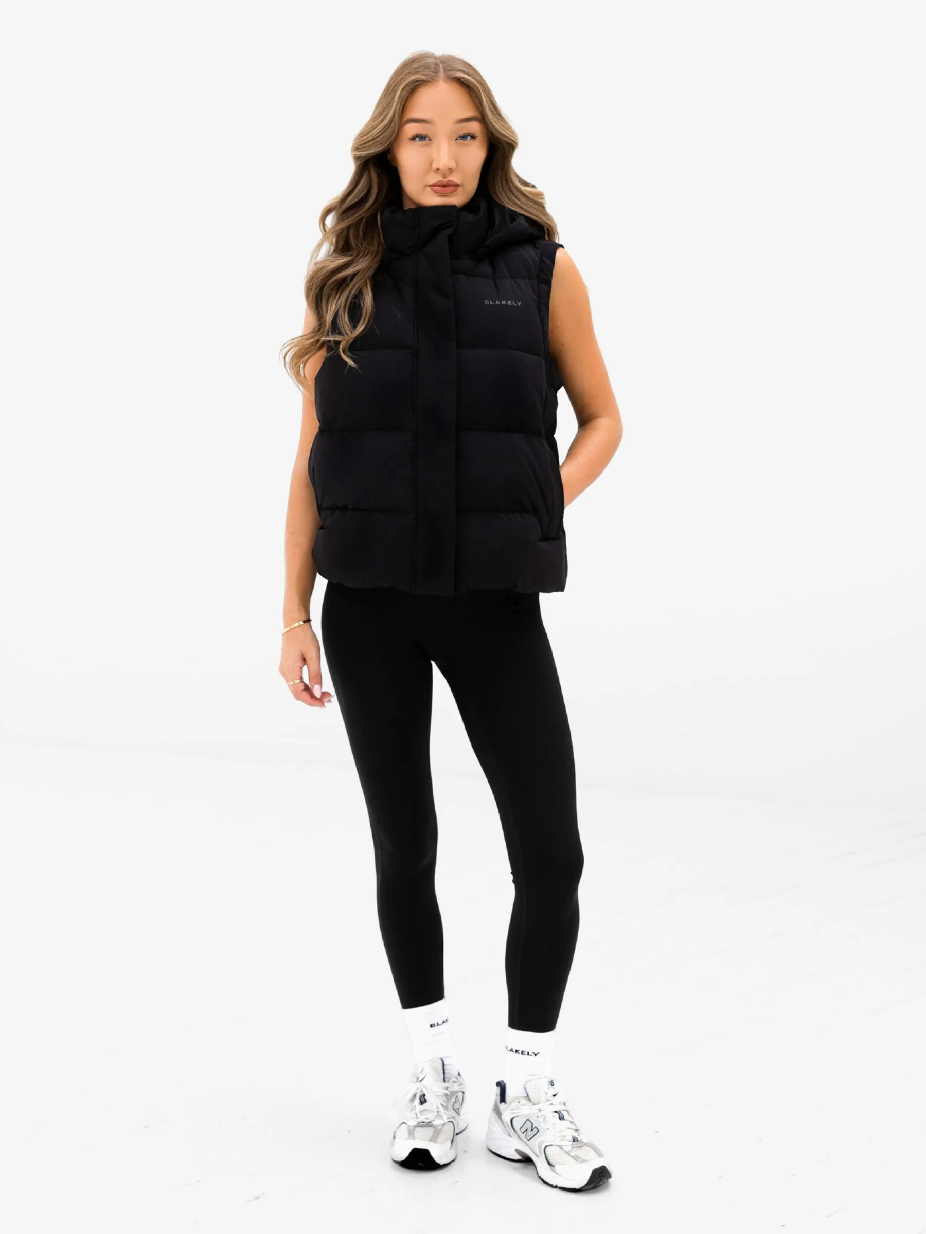 Multiway Puffer Coat 2 - Black Friction Reducing Lining